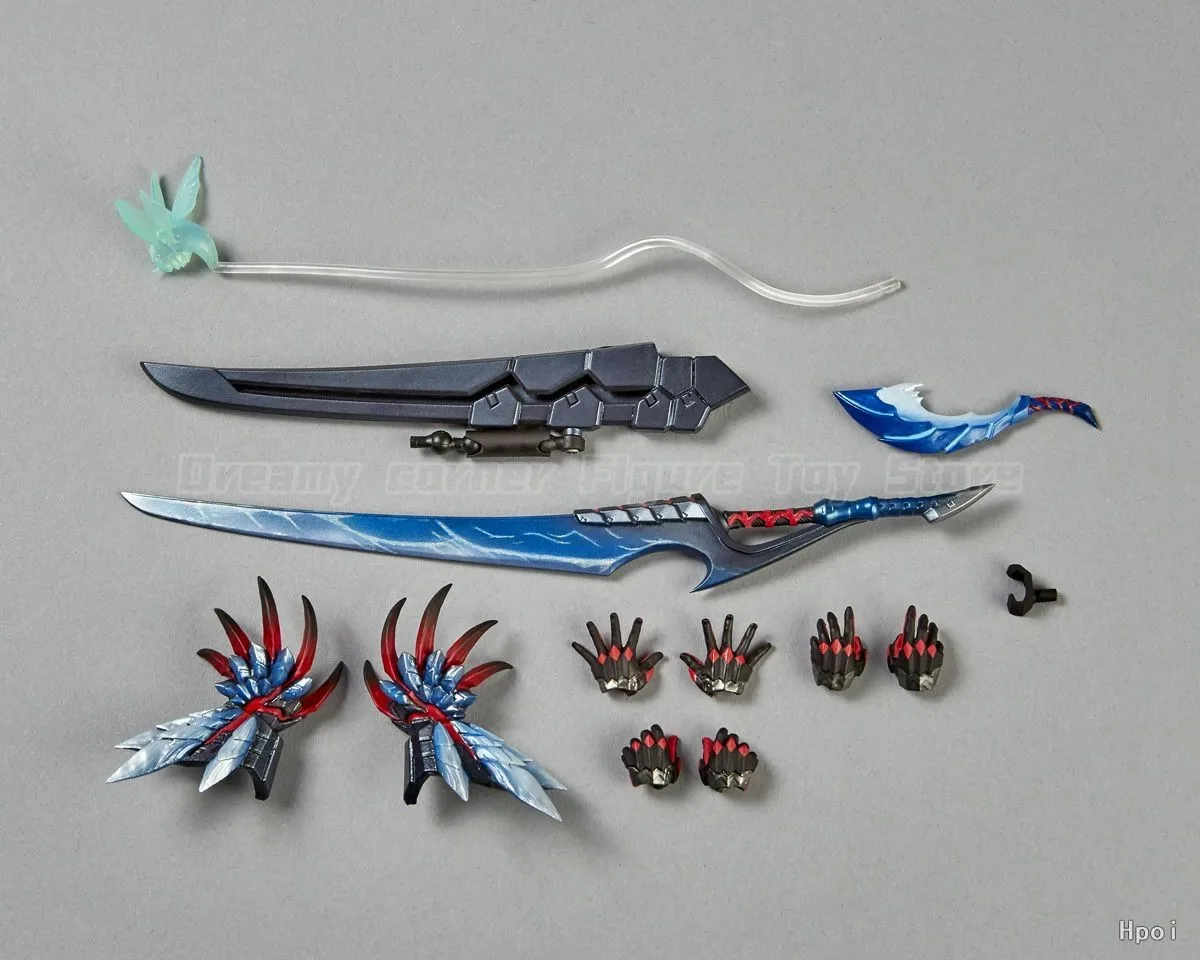 【Auf Lager】KAIYODO Revoltech AMAZING YAMAGUCHI MONSTER HUNTER RISE: SUNBREAK LUNAGARON ARMOR SET Actionfigur Spielzeug