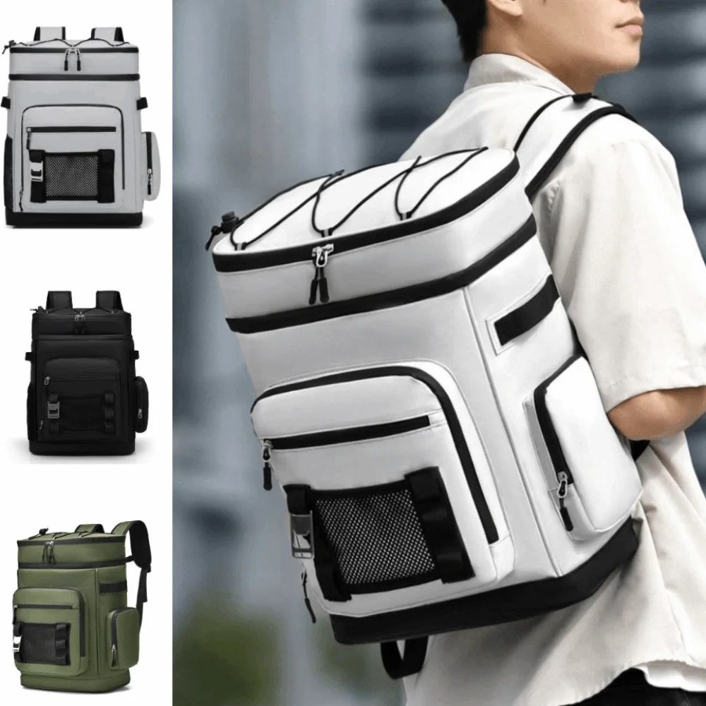 Newest Waterproof Insulated Backpack Large Capacity Heat Insulation Cooler Bag Leak-Proof High Grade Insulated Bag Picnic