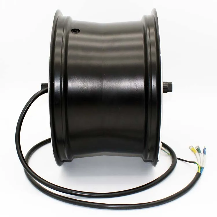 Motor de cubo BLDC 1200w 72V 12 polegadas motor de freio a disco DC sem escova para scooter de motocicleta elétrica