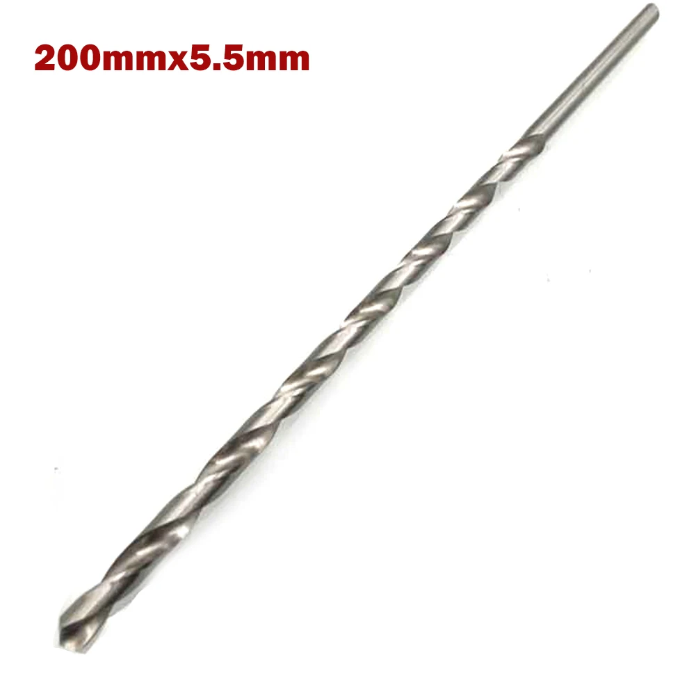 1pc 200mm HSS Bohrer Bits Extra Lange Gerade Schaft Bohrer Spiralbohrer Für Metall Bohren Elektrische Bohrer 2-10mm Power Tool – Detail 12