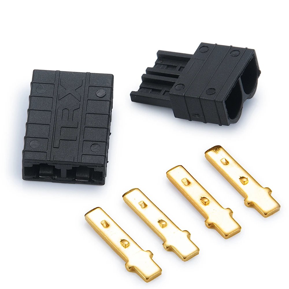 YEAHRUN 5Sets Male Female TRX Plug Connector with Cover Shell for TRX RC Car Lipo Battery Parts