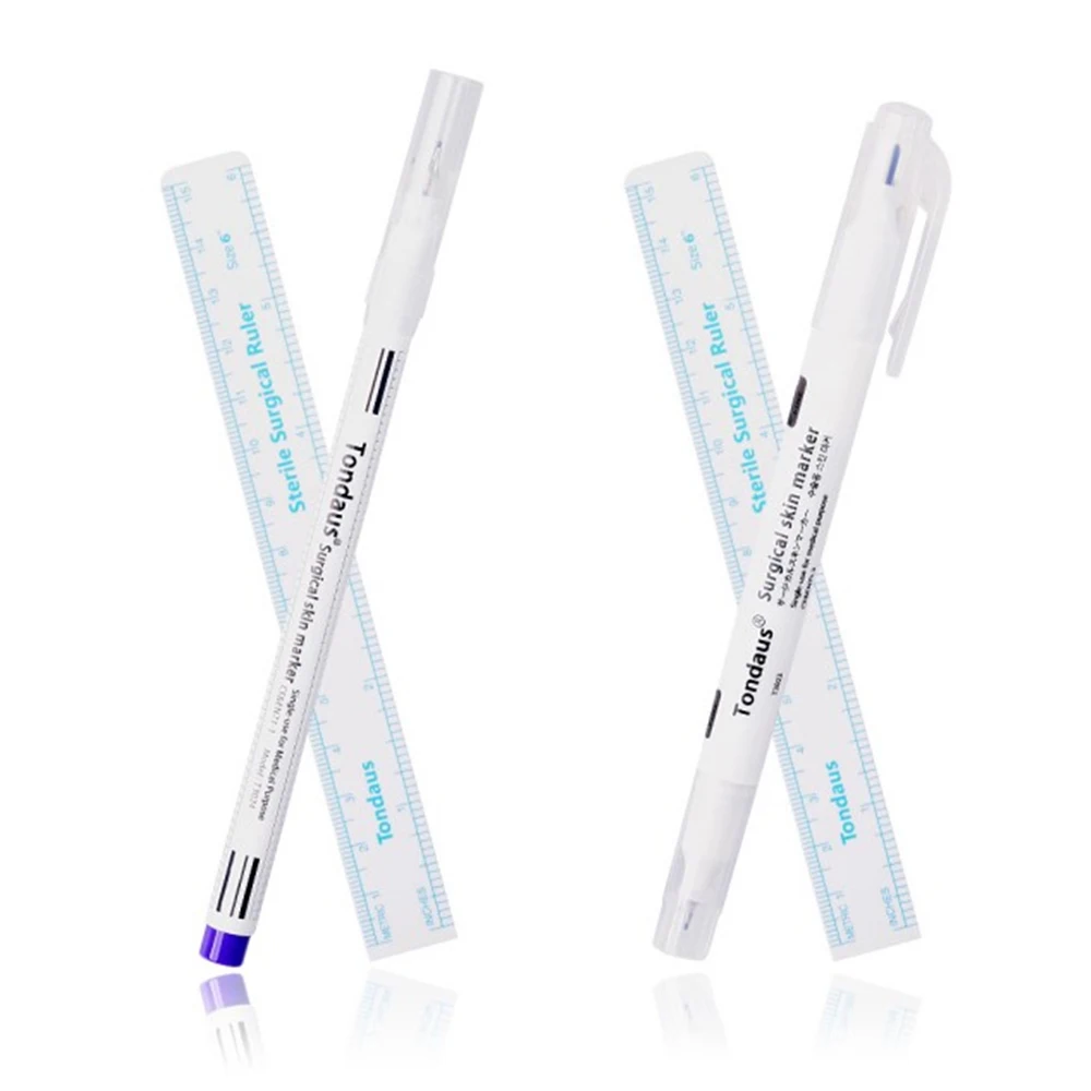 1pcs White Surgical Eyebrow Tattoo Skin Marker Pen Tools Microblading Accessories Tattoo Marker Pen Permanent Makeup