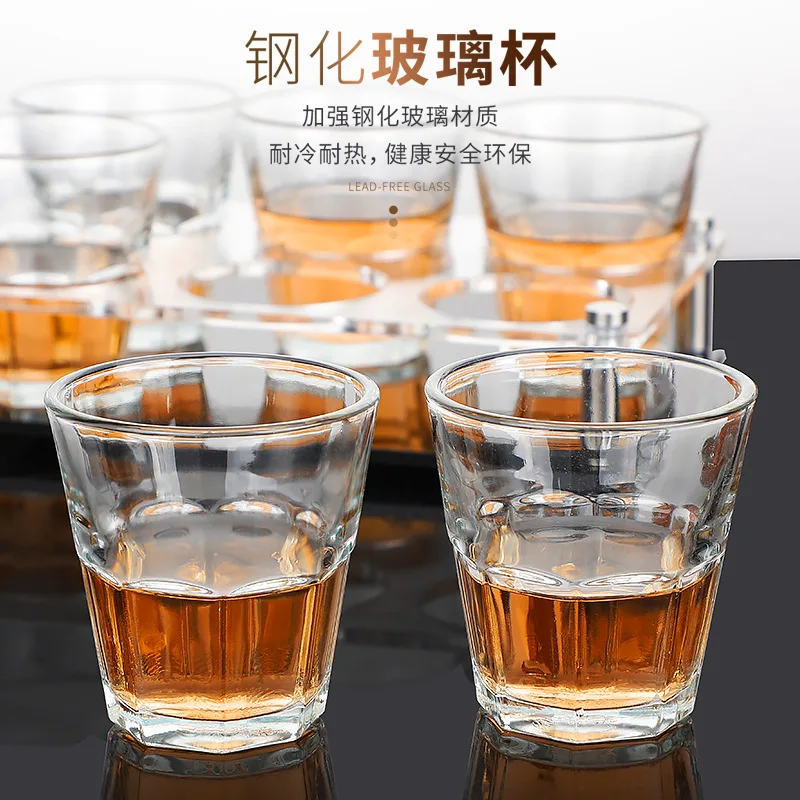 Ensemble de verres à vin porte-gobelet