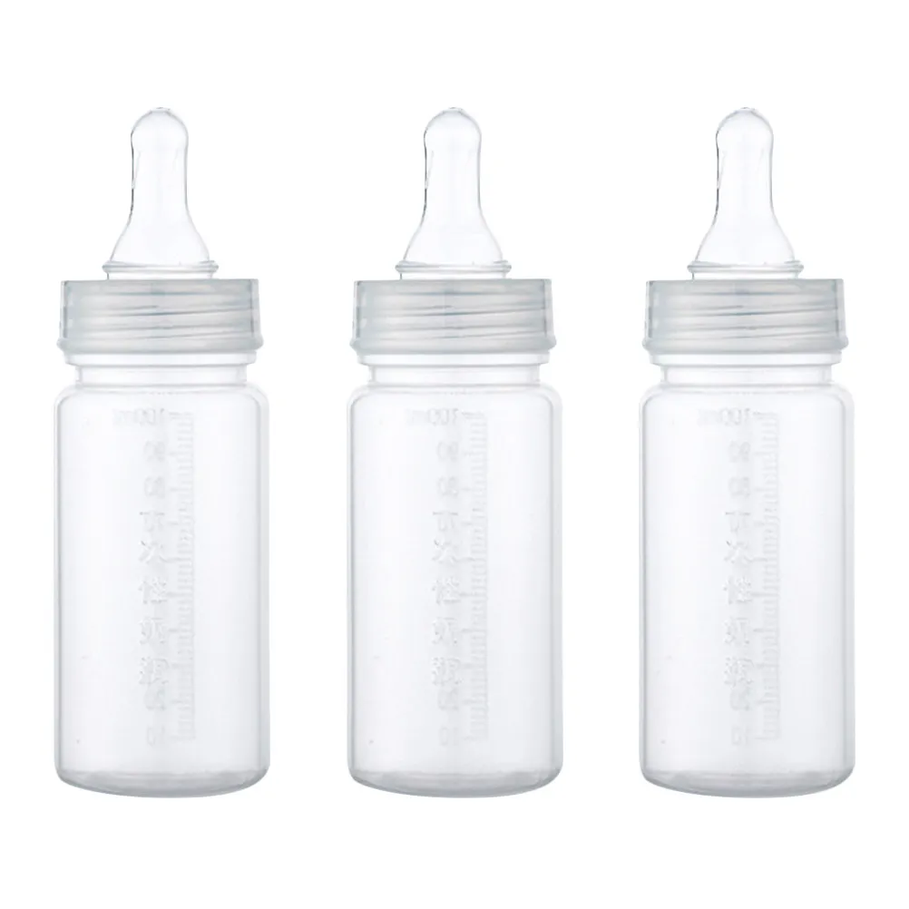 

3 шт. одноразовые детские бутылочки для молока, портативные, легкие, одноразовые бутылочки для кормления новорожденных и младенцев