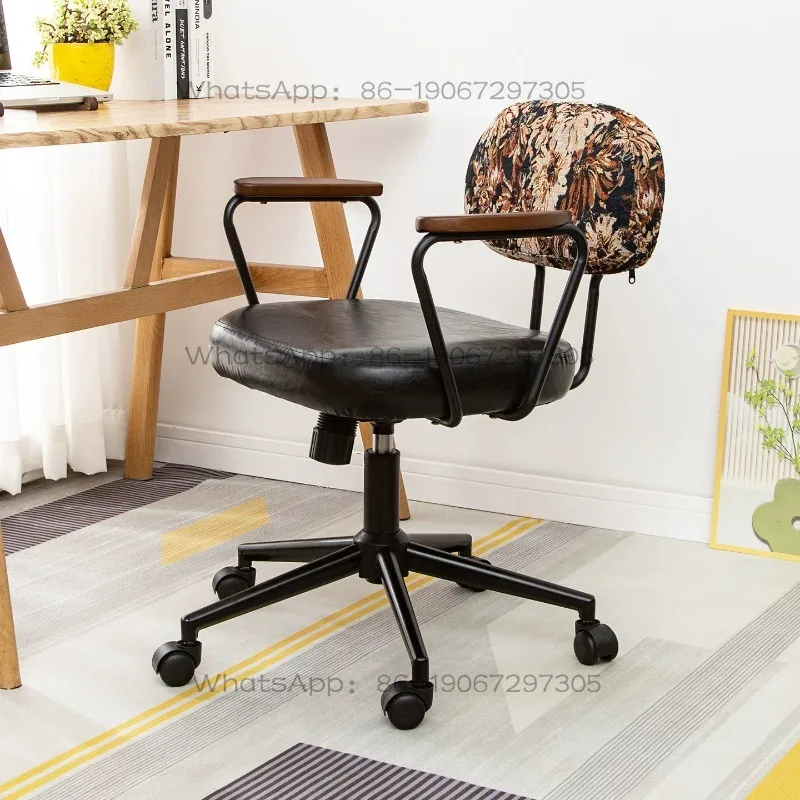 Backrest Office Study Seat Desk Swivel Chair Sedentary Ergonomic Chair