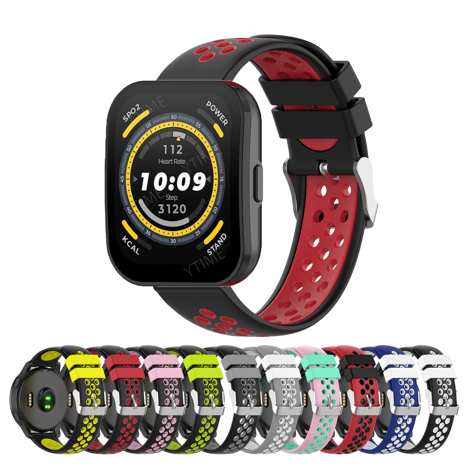 GTR3 Pro cinturino in Silicone 20 22mm cinturino per Huami Amazfit GTR 47 42mm/ GTS 4 3 2 2E braccialetto braccialetto Amazfit Bip 5 Correa