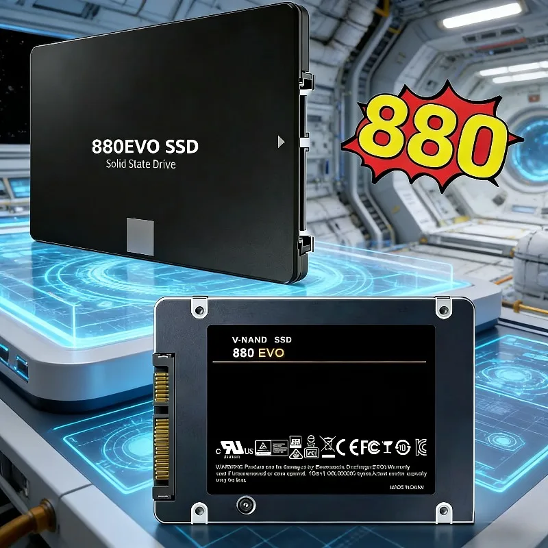

Новый SSD-накопитель Lenovo 880 EVO 3.0 MLC 2.5 дюйма, 2 ТБ/4 ТБ, внутренний твердотельный накопитель SATA для ноутбуков и настольных ПК