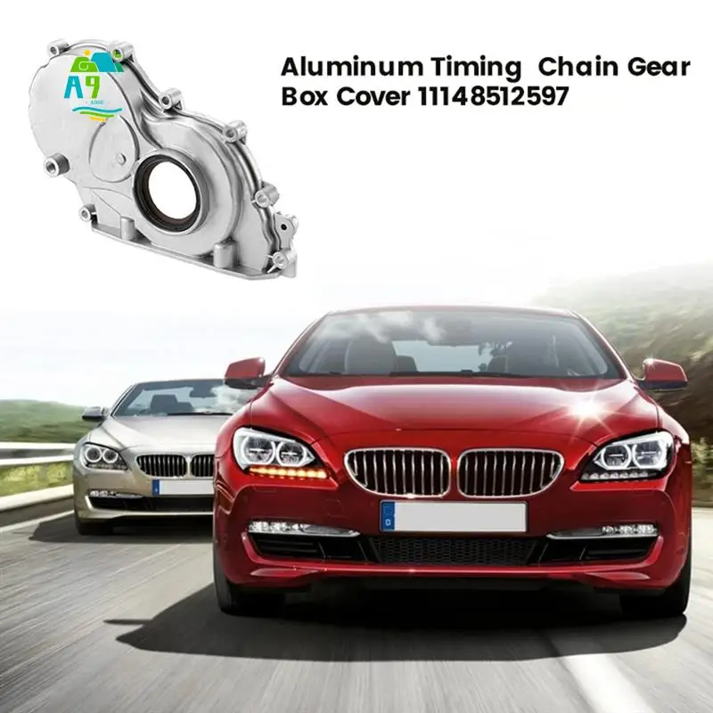 

A09E-алюминиевая крышка коробки передач ГРМ 11148512597 для Bmw F20 F22 F23 F30 F45 Mini F55 2014-2021, крышка цепи ГРМ распределительного вала