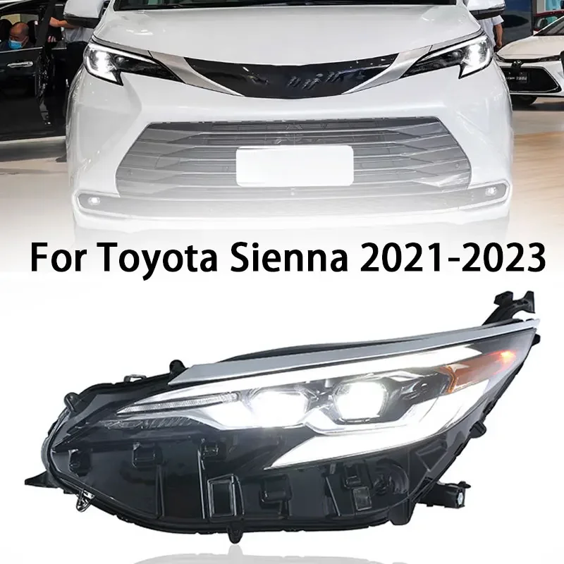 

HeadLamp For Toyota Sienna 2021-2023 Sienna headlights assembly modification LED lens headlights DRL, turn signals Car Accessori