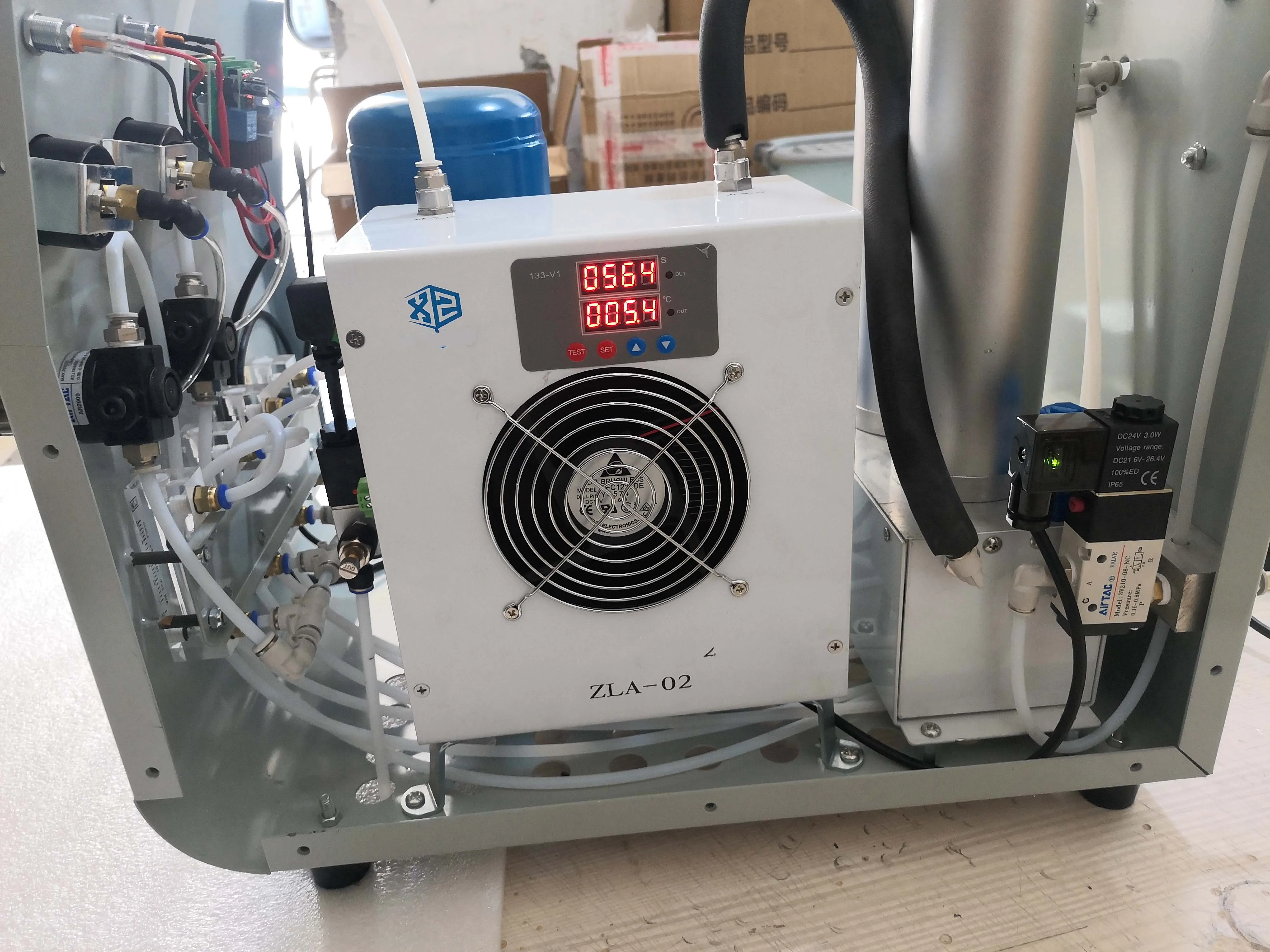 120lpm Mini Electronic Semiconductor Peltier air Dryer Refrigerant air Cooler for Hyperbaric Oxygen Chamber HBOT Ozone Generator