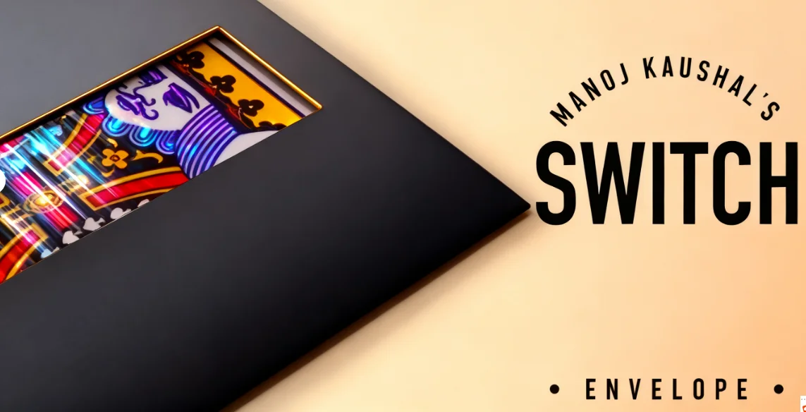 Magic Tricks SWITCH Card Magic Close-Up Illusions Penetration Magia Magie Props for Magicians Funny Stuff by Ma Kaushal
