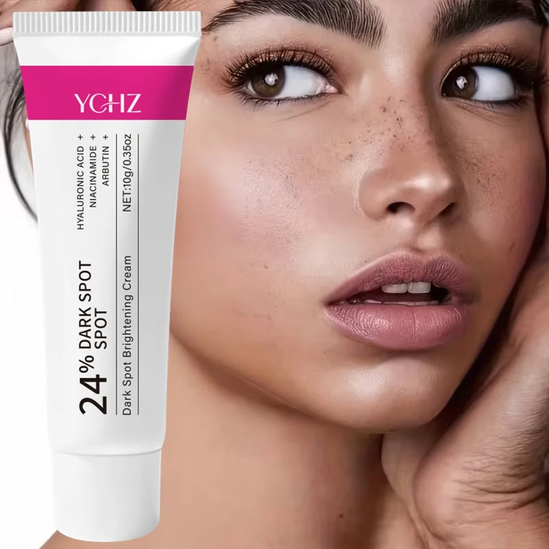 Skin Brightening Cream 24%, Contains Arbutin + Hyaluronic Acid, Niacinamide, Suitable for Blemishes, Freckles, and Dullness, Contains Aloe Vera, Provides Both Moisturizing and Firming Effects, Alcohol-Free Formula, Sui