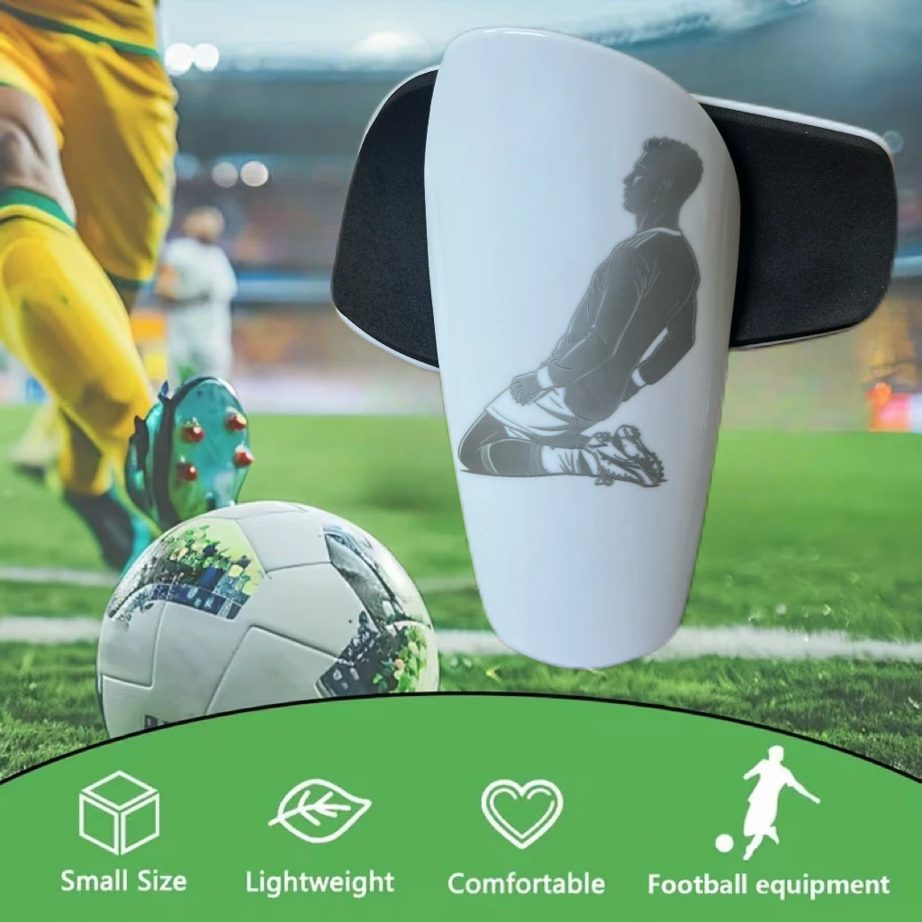 One Pair of Ultra-Lightweight Football Shin Guards - Durable and Comfortable, Suitable for All Sports, Designed for Soccer, Bask