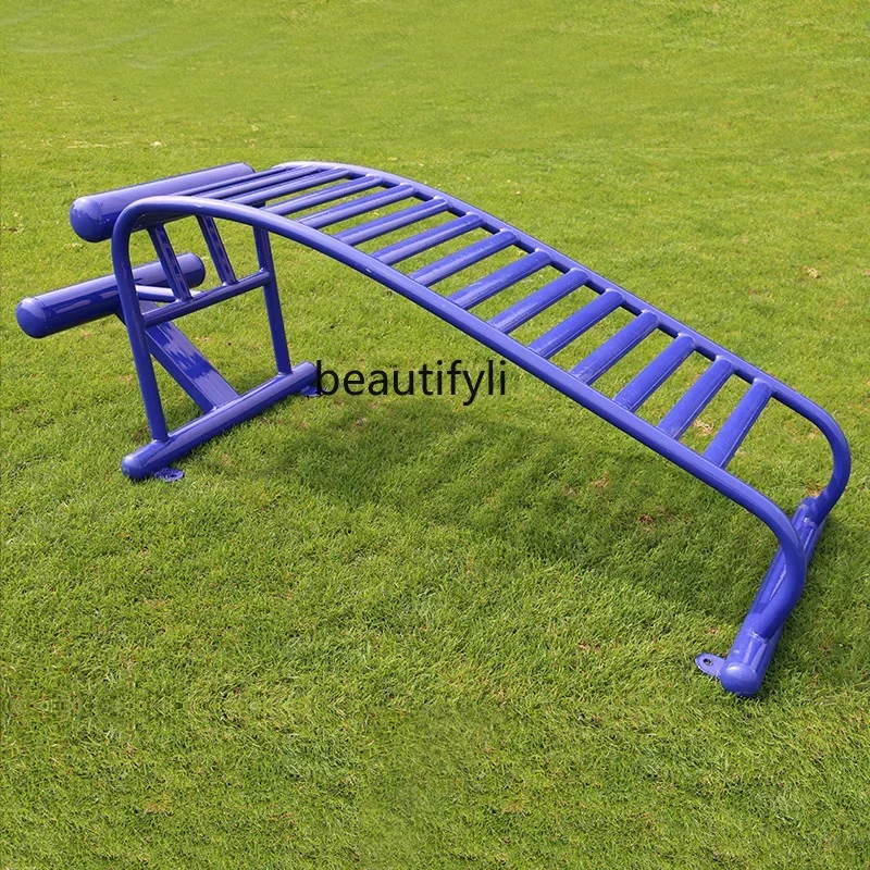 Outdoor fitness equipment, fitness path, home supine board, outdoor exercise equipment, single and double abdominal board