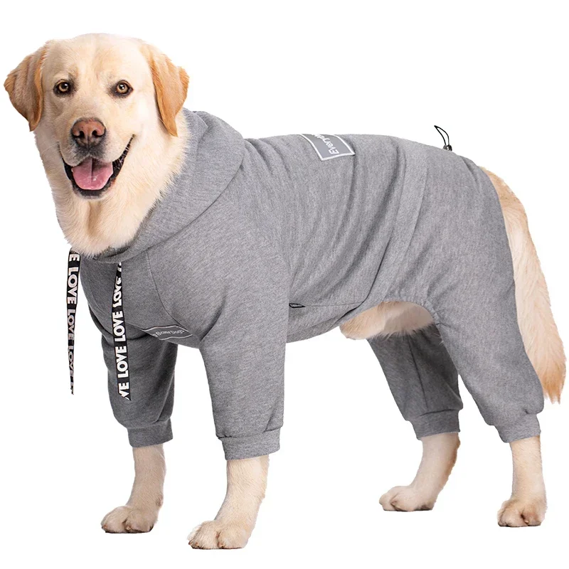 

Large Dog Clothing Jumpsuit Winter Big Dog Clothes Samoyed Husky Golden Retriever Labrador Alaska Weimaraner Costume Pet Coat