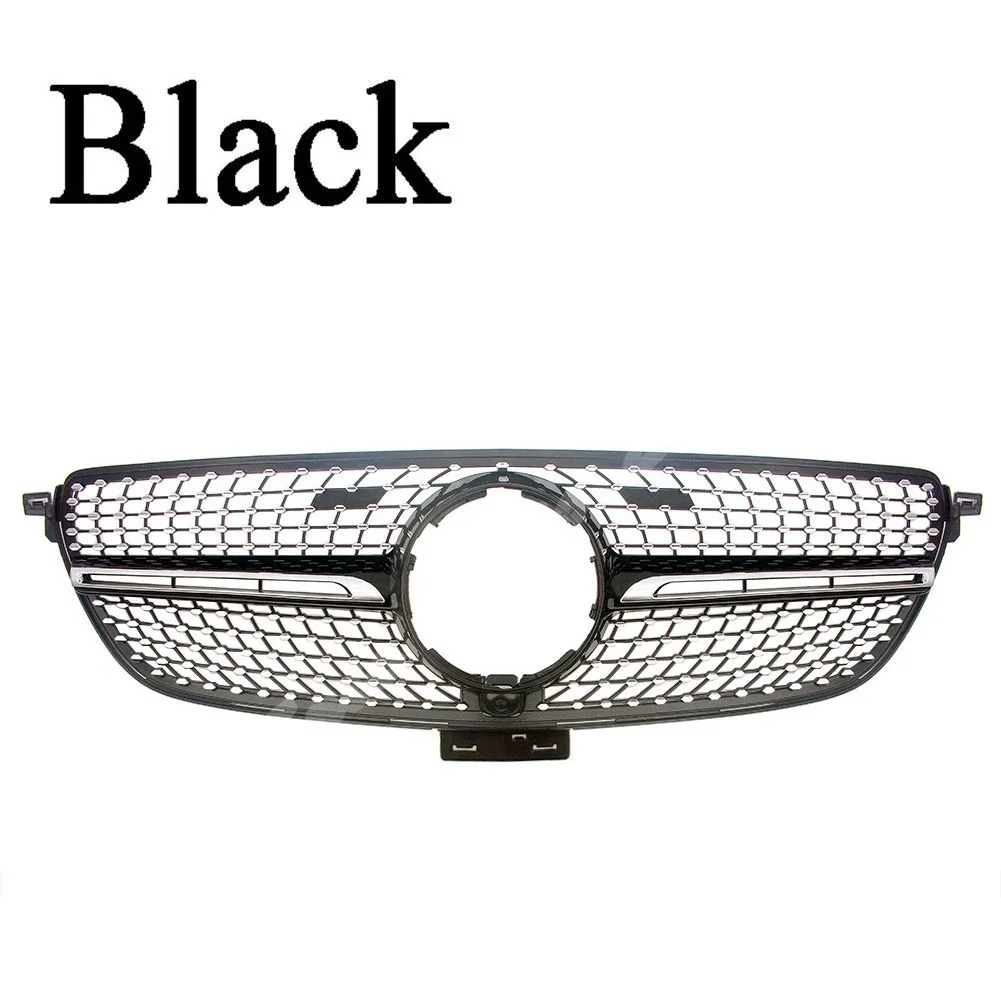 Car Front Racing Billet Bumper Grille Cover For Mercedes Benz GLE Coupe C292 2015-2020 Diamond