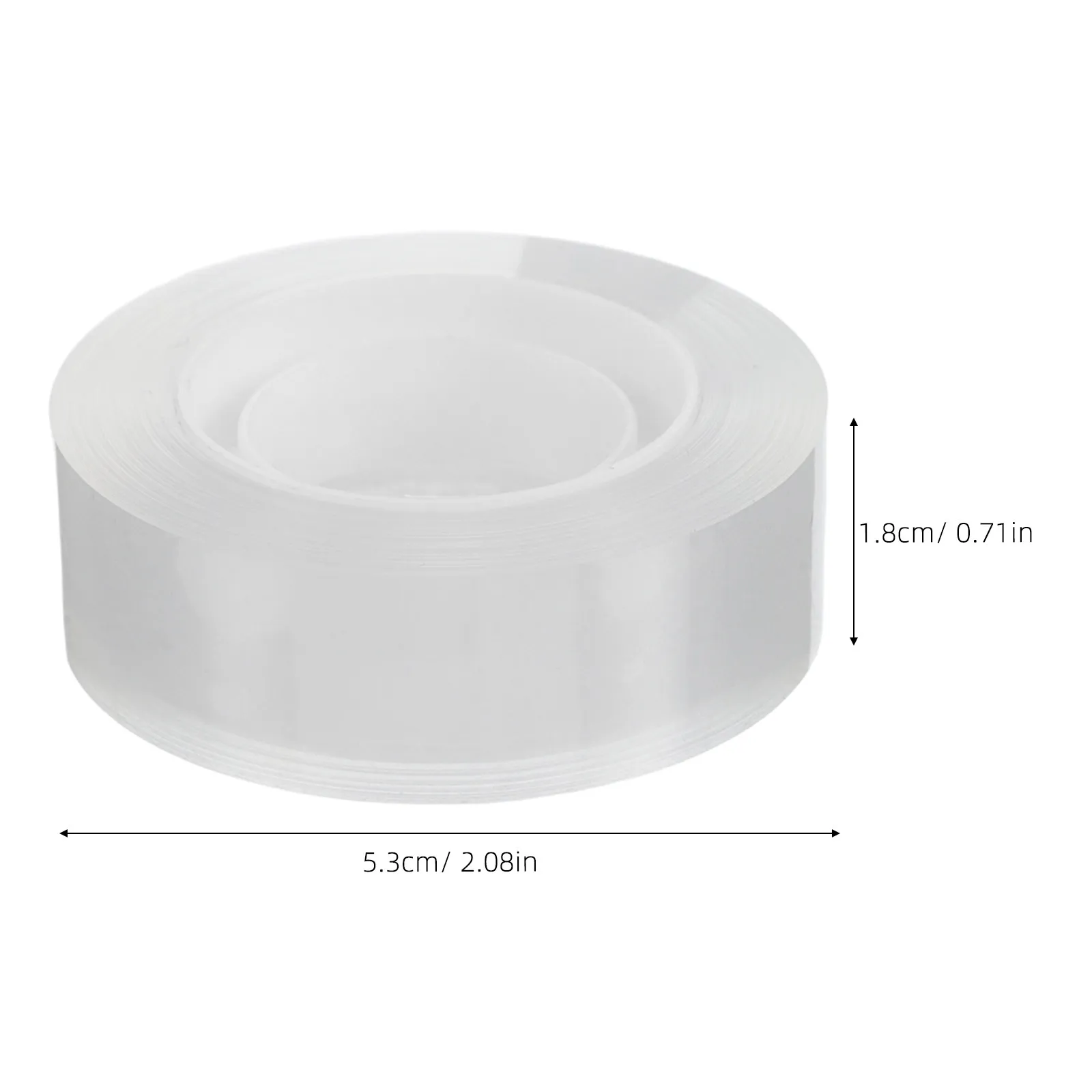 48 Rolls 18Mm Clear Tape Refills Ultra Sticky Transparent Lightweight Portable for School Office Home Correction Effortless Hand