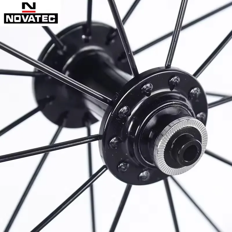 Novatec 20 Inch Folding Bicycle Wheelset Aluminum Alloy Wheels A271F372SB V Brake 4bearing 7-11Speed  20/24H Bike Wheels