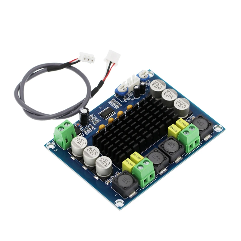 TPA3116D2 XH-M543 120W×2 Dual-Channel Digital Audio Amplifier Board, 12V–24V