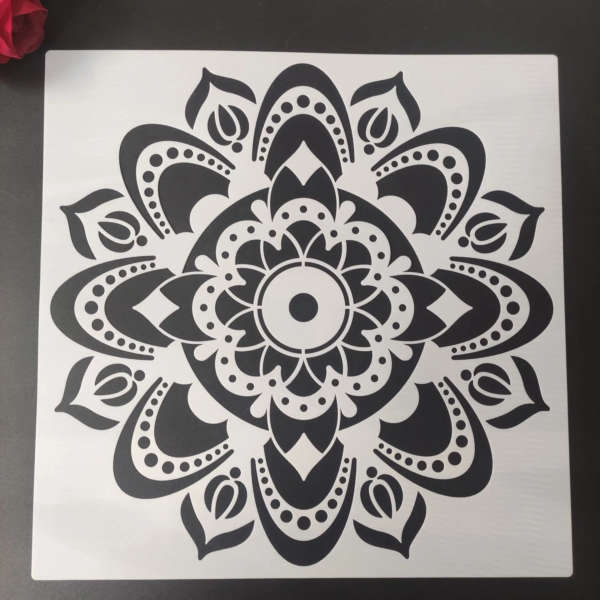 

30 * 30cm Mandala DIY Layering Stencils Wall Painting Scrapbook Coloring Embossing Album Decorative Template for walls N90