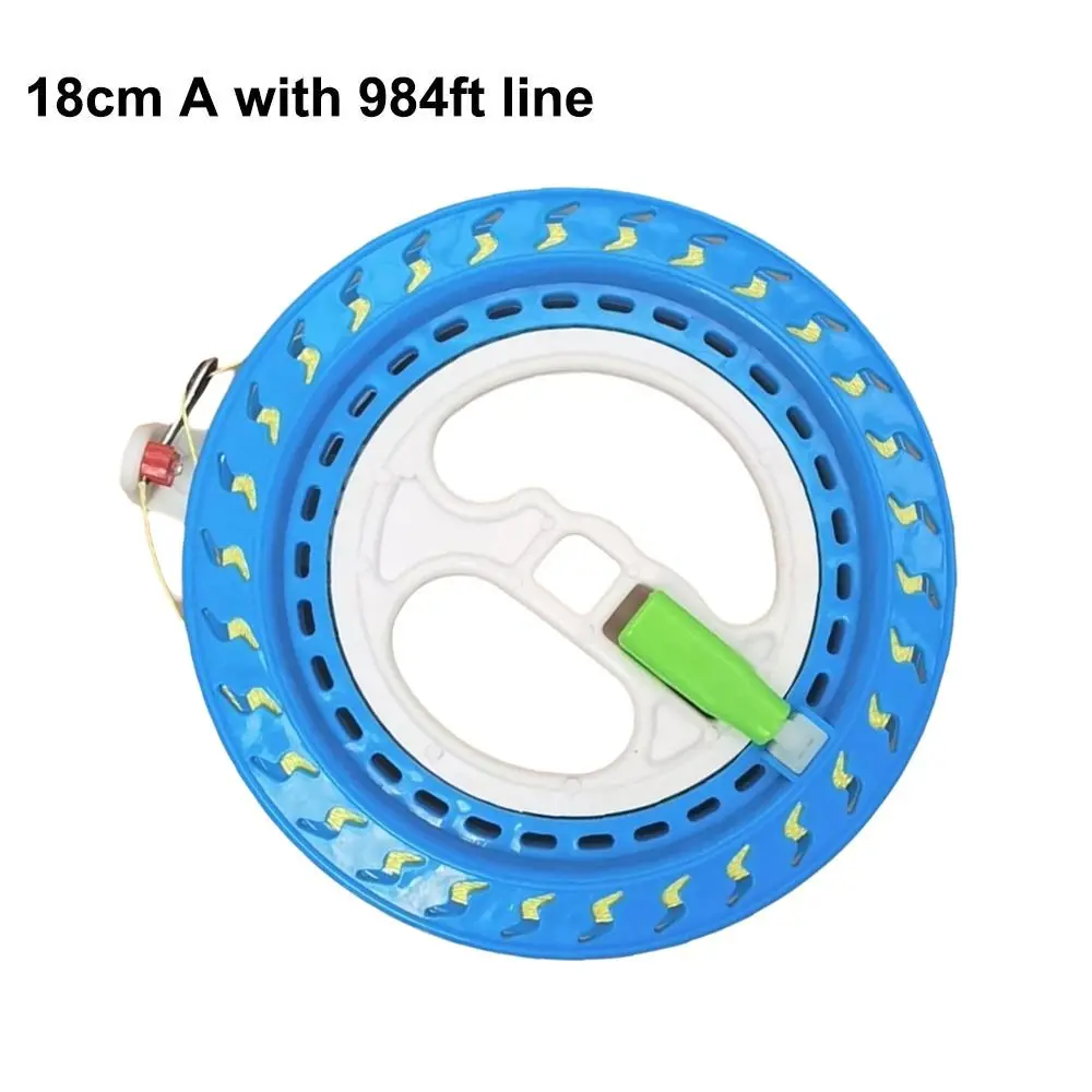 Uchwyt z szpulą na liny do latawców o długości 1312 stóp z blokadą, szpula na liny 16/18/20 cm, skręcana lina, narzędzie do nawijania, koło ogniane.