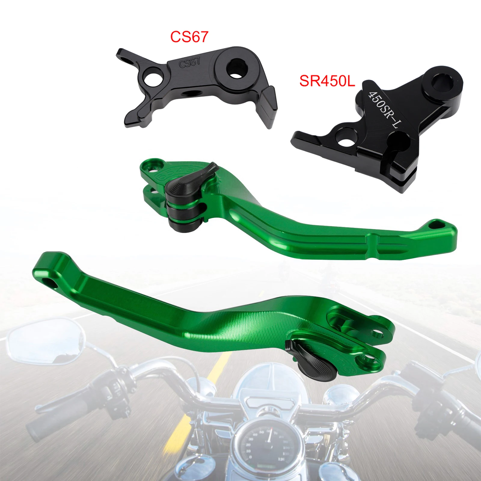 

Короткий тормозной рычаг Topteng CNC, подходящий для VOGE DS900X 900DSX 2024 2025 2026