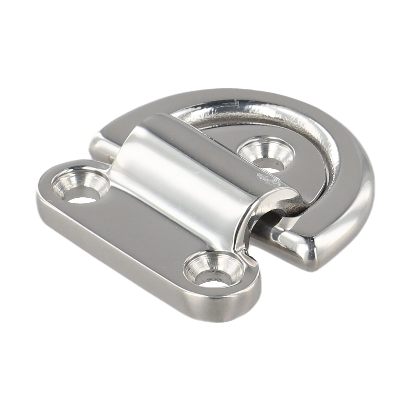 Replacement Accessories Easy To Install Lashing Ring Folding Pad Eye Silver Tie Down 316 Stainless Steel D Ring
