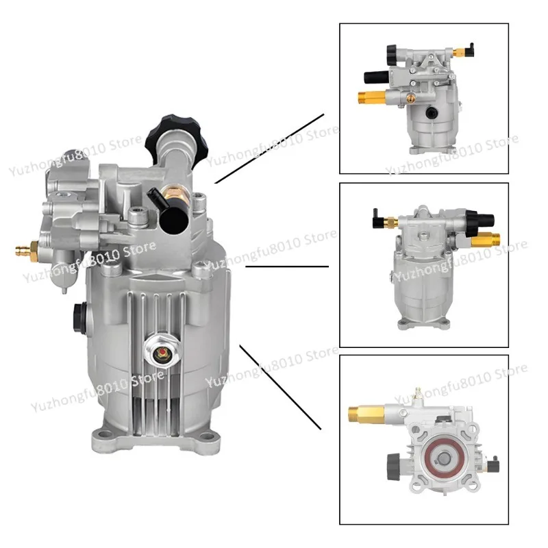 G3/4 joint aluminum alloy swash plate pump high pressure cleaning machine parts pump head