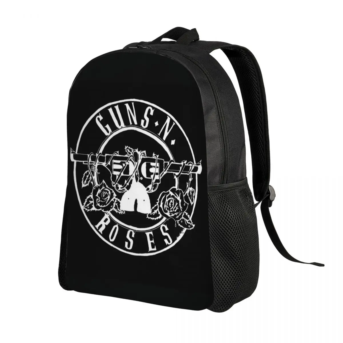 Custom Guns N Roses Hard Rock Band Laptop Backpack Women Men Basic Bookbag for School College Students Bag