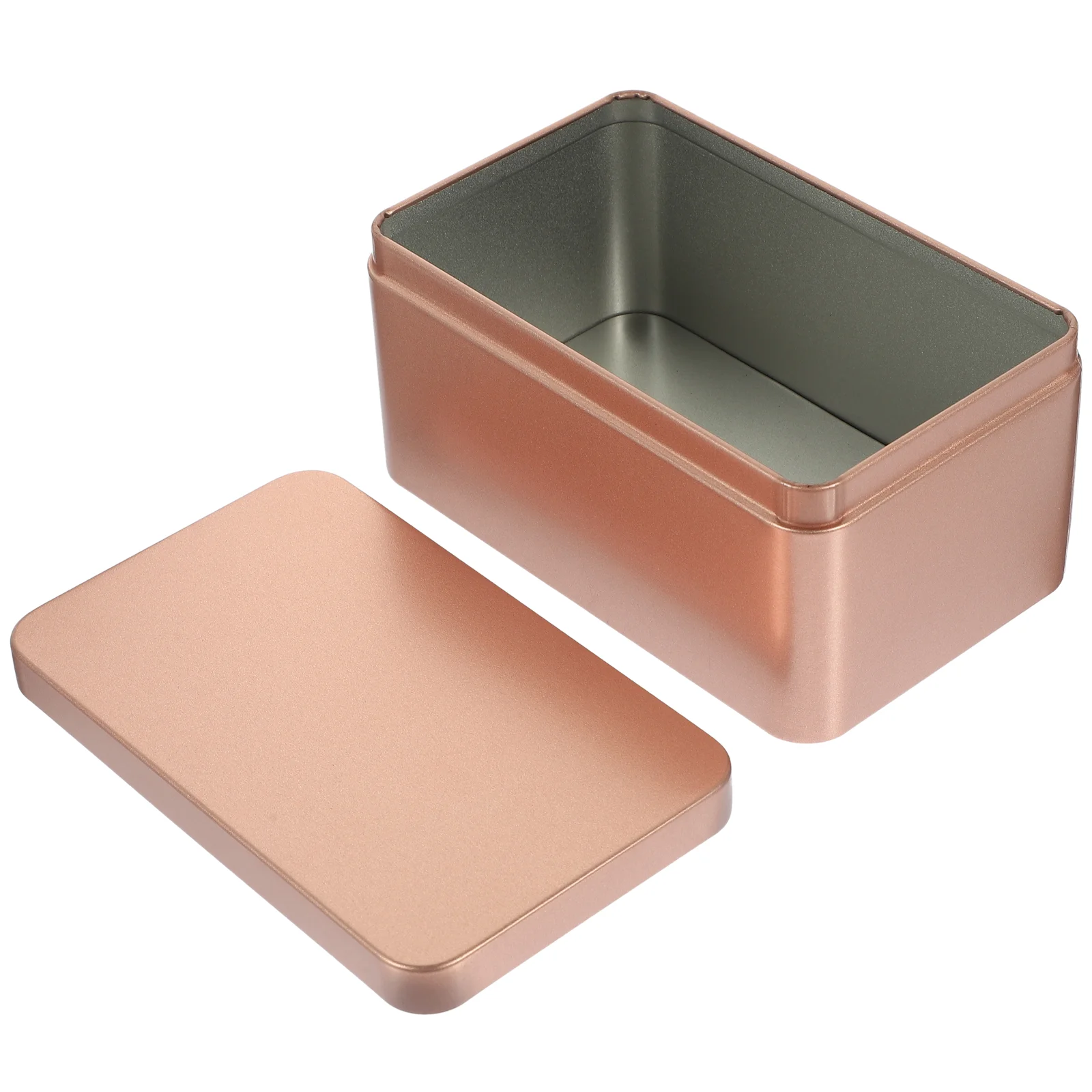 

Lid Tea Storage Iron Box Small Drawers Candies Organizer Rectangular Candy Tins Man