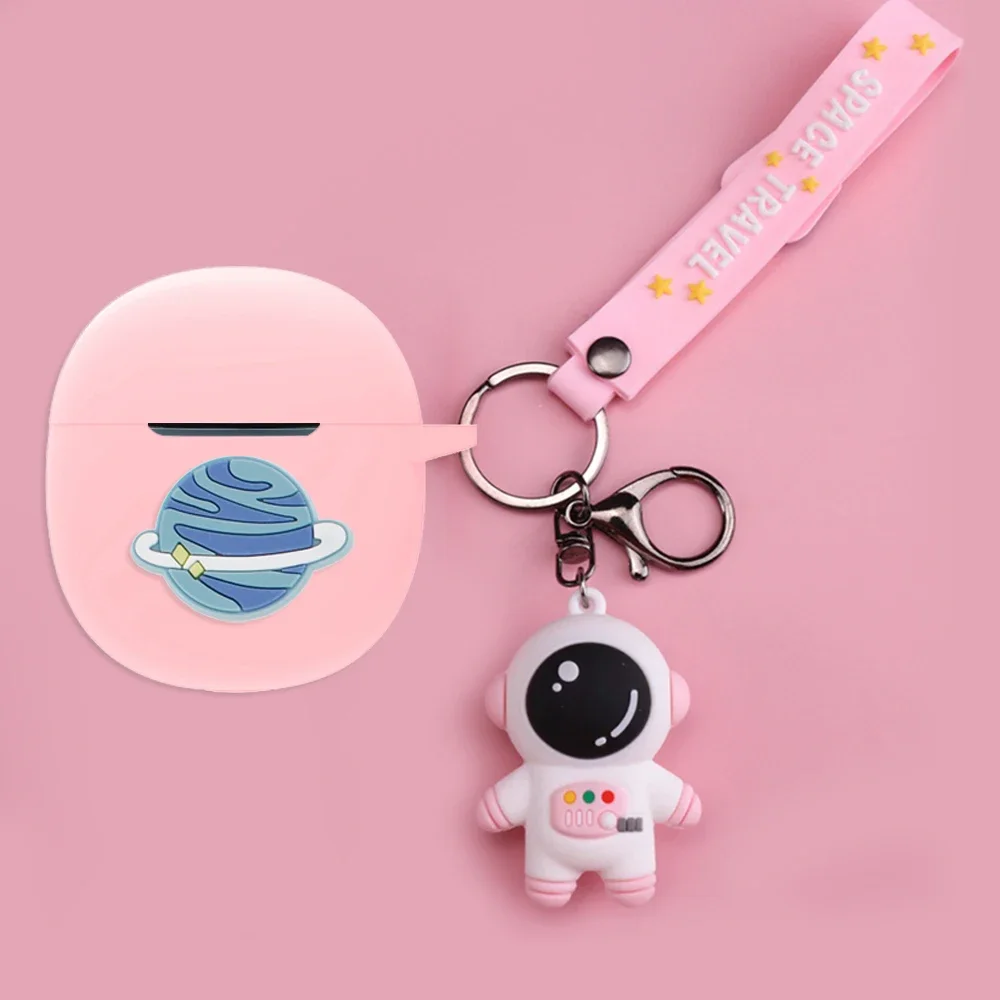 Oppo enco r2再生用シリコンイヤホン,キュートな漫画,宇宙飛行士,パンダ,猫,動物,シリコン用