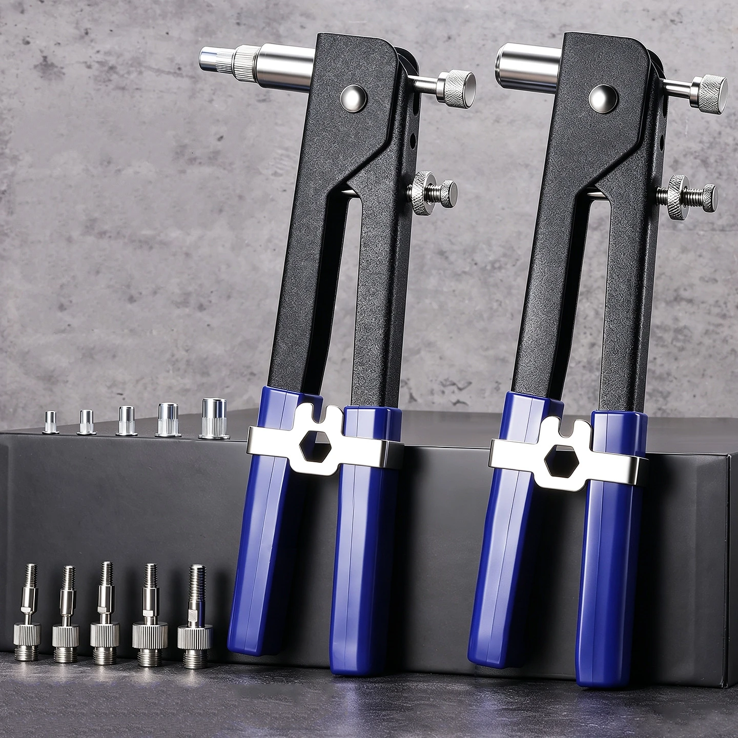 Rivet Nuts Plier Mandrel Kit M3/M4/M5/M6/M8 Nut Rivet Mandrels Repairtool Rivetgun Flatheadscrew Pop Nut Rivet Plier Set