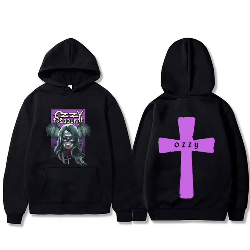 

Heavy Metal Rock Band Black Sabbath Ozzy Osbourne Vintage Hoodie Men Women Gothic Punk Style Streetwear Male Fashion Sweatshirt