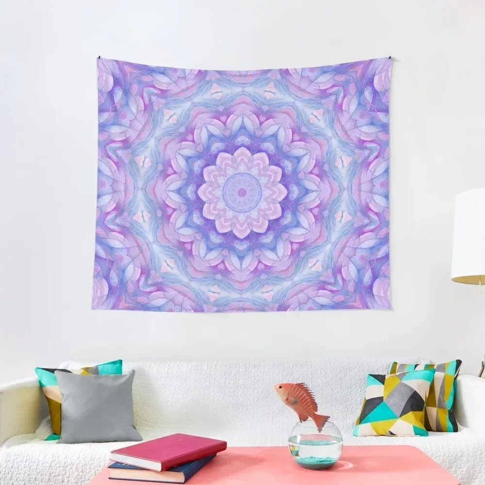 

Purple Flower Mandala Tapestry Decorative Wall Wallpaper Bedroom Decorative Paintings Tapestry