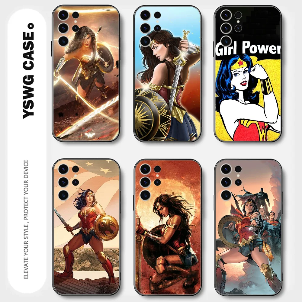 Wonder Woman Diana Phone Case For Samsung Galaxy A S 20 21 22 23 12 13 32 33 34 51 52 53 54 71 FE Ultra Plus Cover