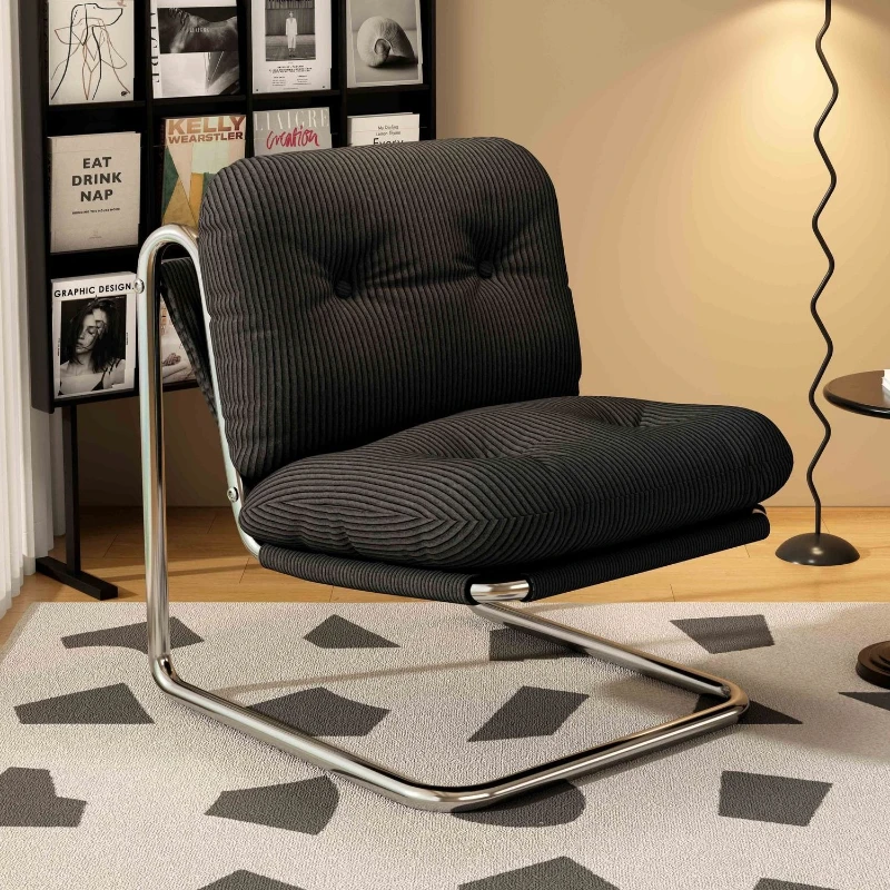 Lazy sofa chair Small apartment Living room Balcony Single bedroom Corduroy casual reading