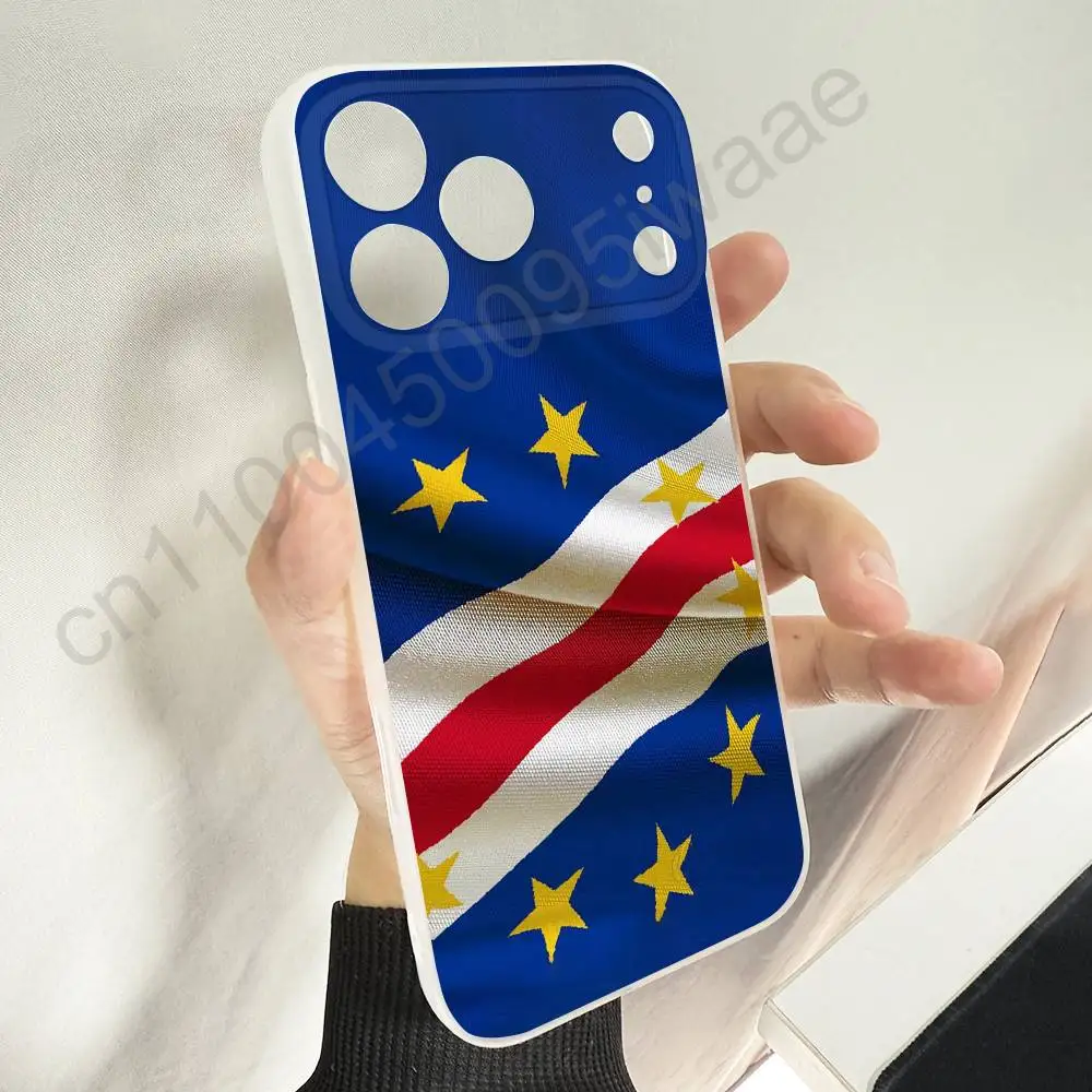 أفريقيا كيب فيردي جواز السفر العلم جراب هاتف آيفون 12,16,11,14,13,17,15,Plus,E,Pro,Max,Air,Mini Magsafe المغناطيسي متجمد #4