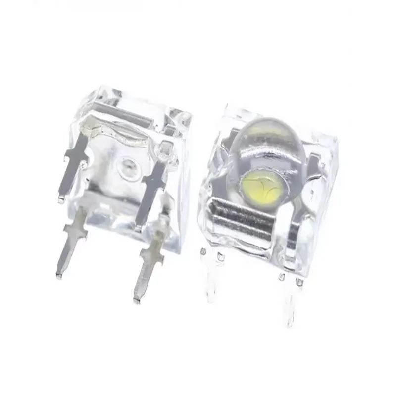 1000pcs/bag Piranha LED light beads F5mm round head high brightness red yellow orange emerald green blue white light-emitting di