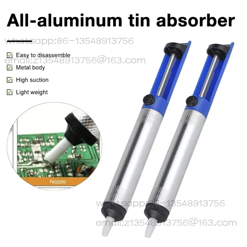 Powerful large tin absorber, electric soldering iron dismantling and welding nozzle head, automatic rebound