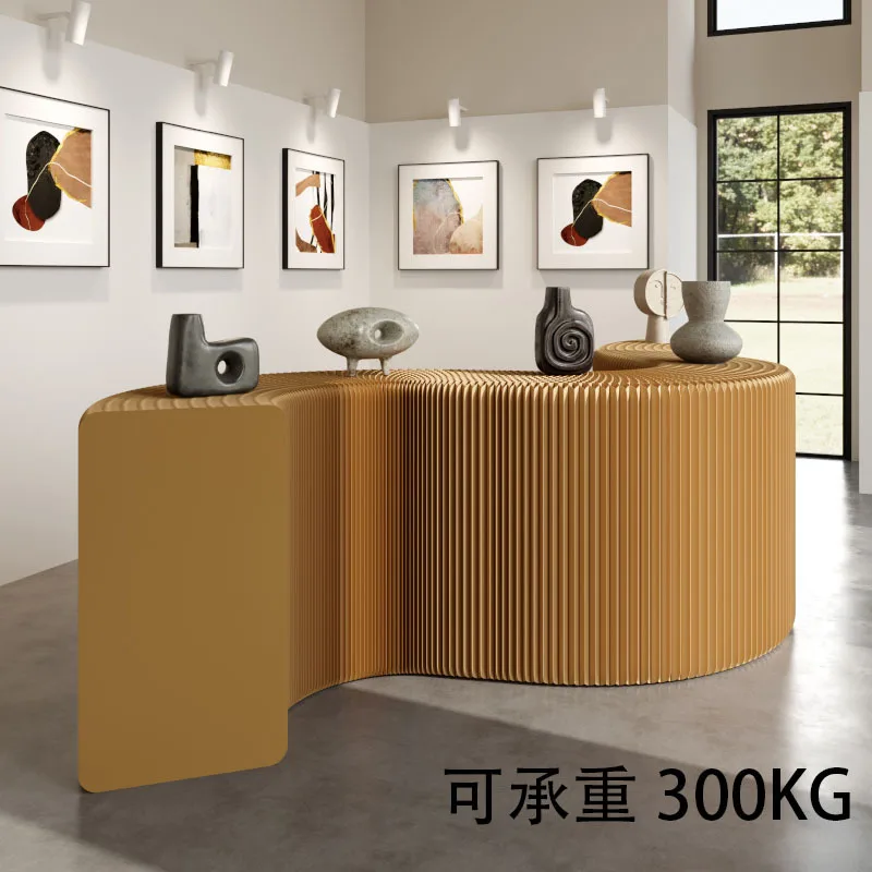 Factory Removable Multi-functional Strip Booth Creative Mobile Single-layer Nakajima Tai Shopping Mall Exhibition Kraft Paper Bo