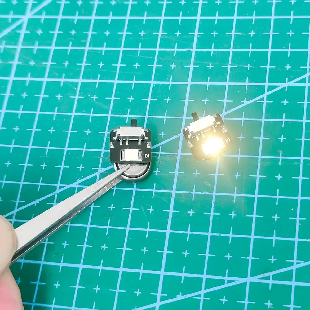 Wireless Light Mechanical Switch Miniature Led Lamp Model Diy Model Making for Cars/Dollhouse Decor//Diorama with Battery 1pc