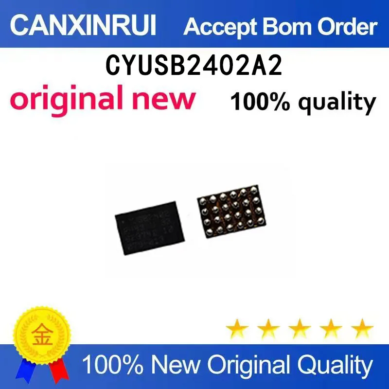 (5pcs-100pcs）Brand new CYUSB2402A2 CUSB2402 338S00851 BGA spot chip IC