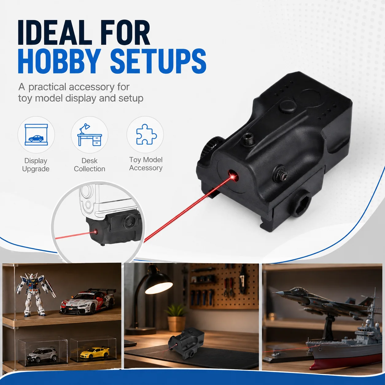 Hobby Mini Infrared Decor Ornament Universal 20MM Adjustable Mount DIY Display Model Component