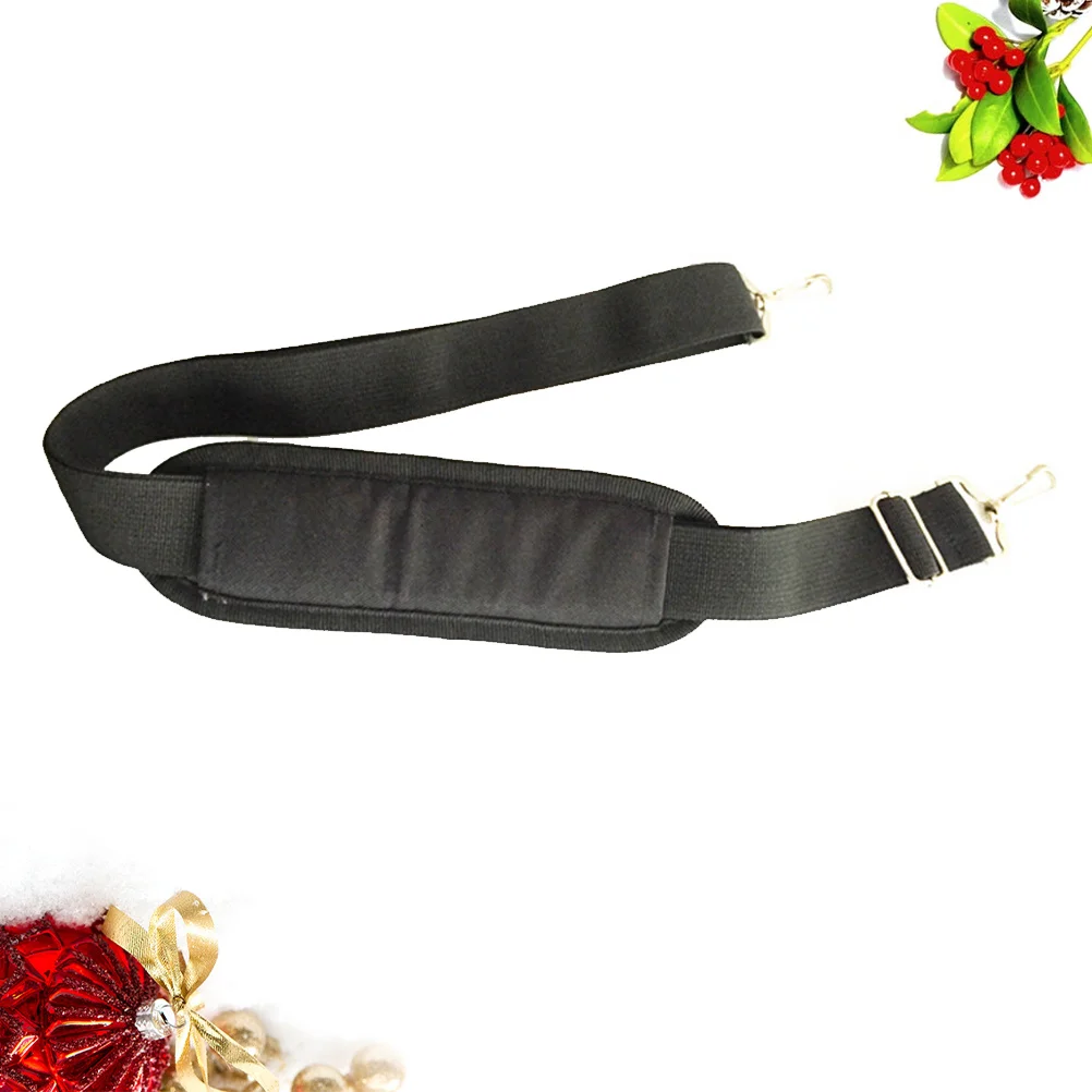 

Black Laptop Carrying Bag Strap Replacement Crossbody Bag Strap Durable Wide Shoulder Sling Belt for Handbags and Messenger Bags