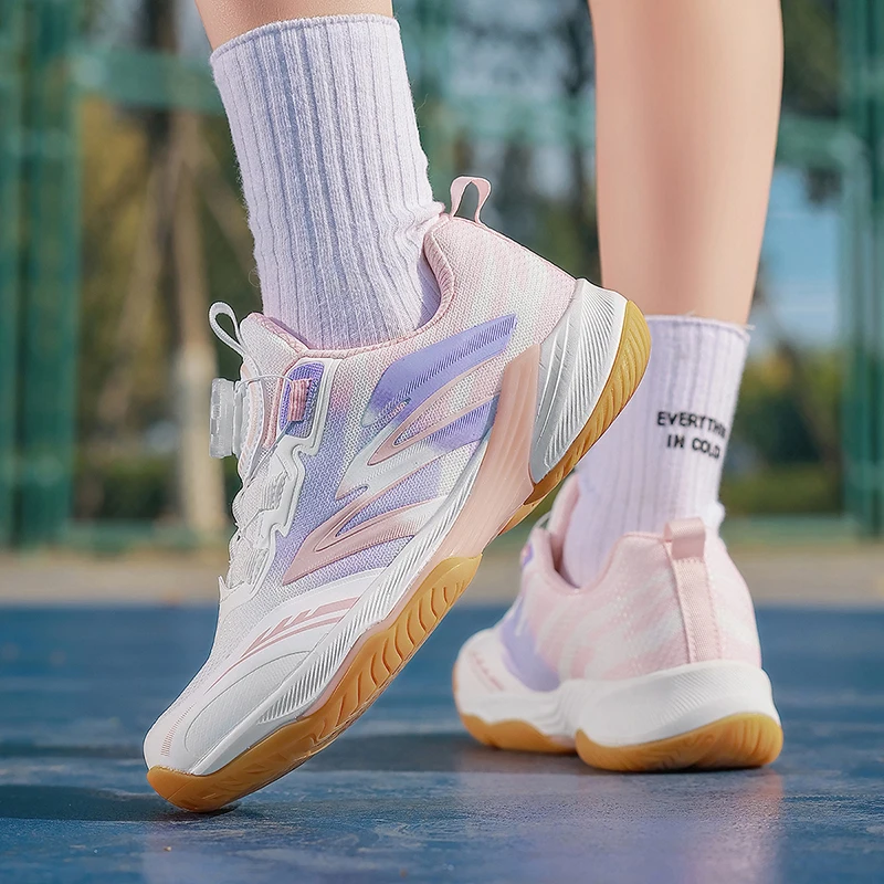 2026 New Children's Table Tennis Shoes, Girls' Lightweight Badminton Shoes, Middle and Large Children's Anti Slip Training Shoes