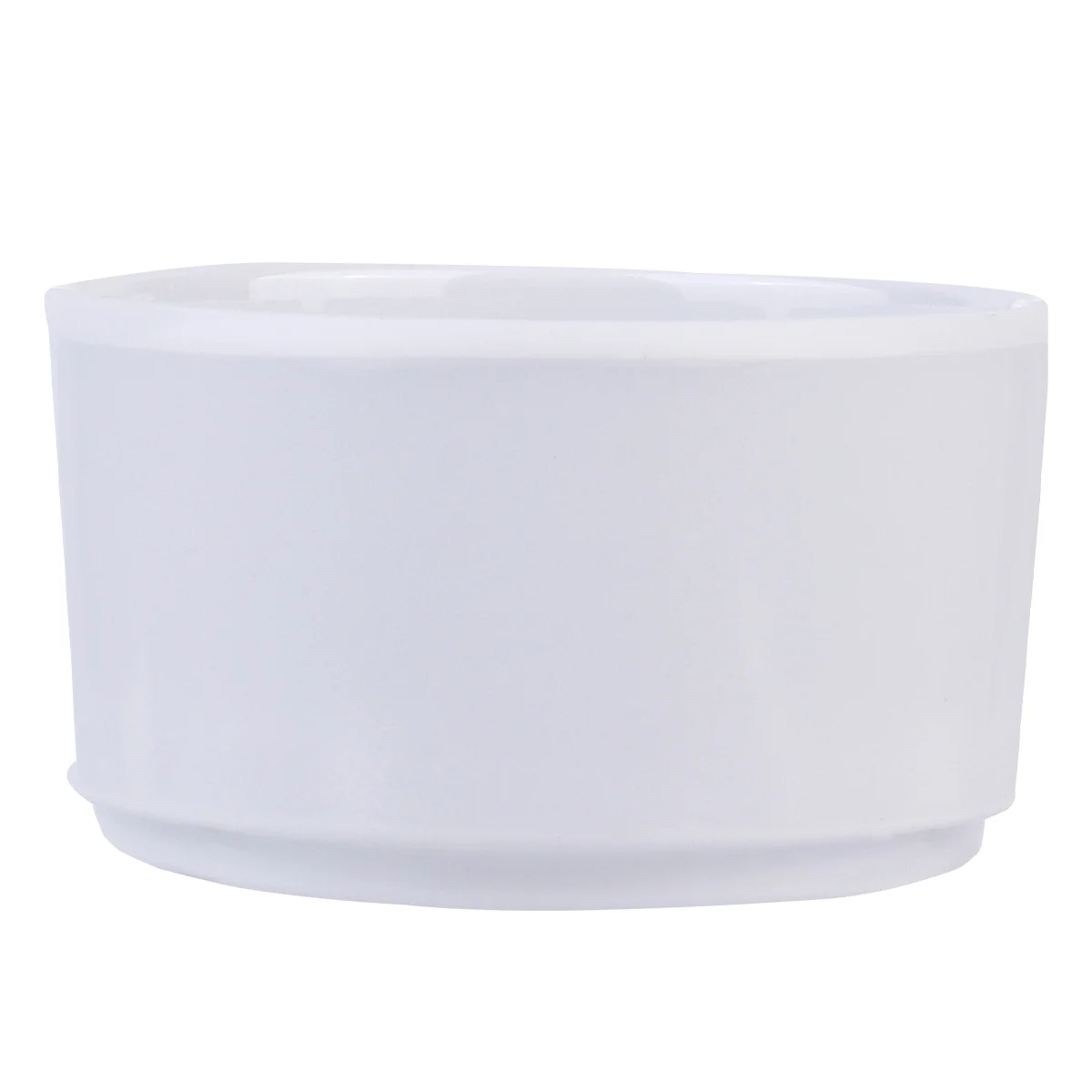 

Round Ashtray White Melamine Smoking Tray Heat Resistant Imitation Porcelain Household Garden Bar Decor Use