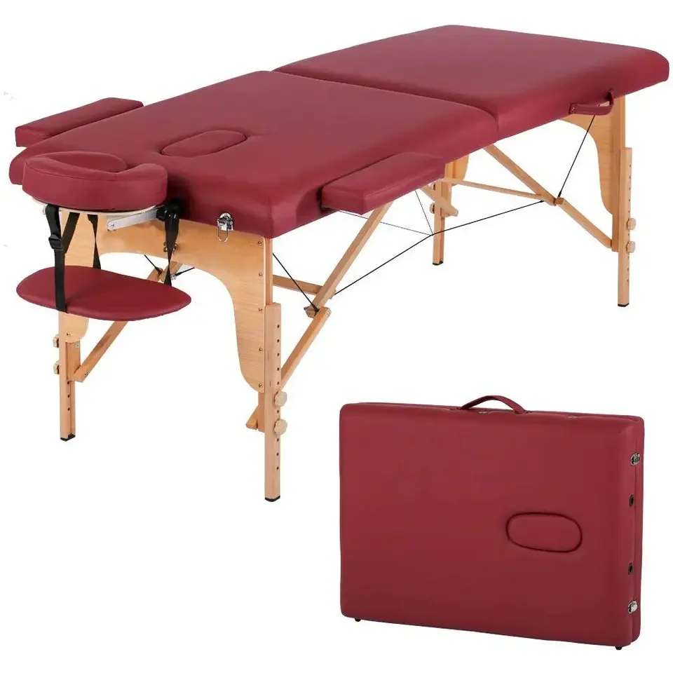 Wholesale new products portable lashbed table with pillow foldable massage table