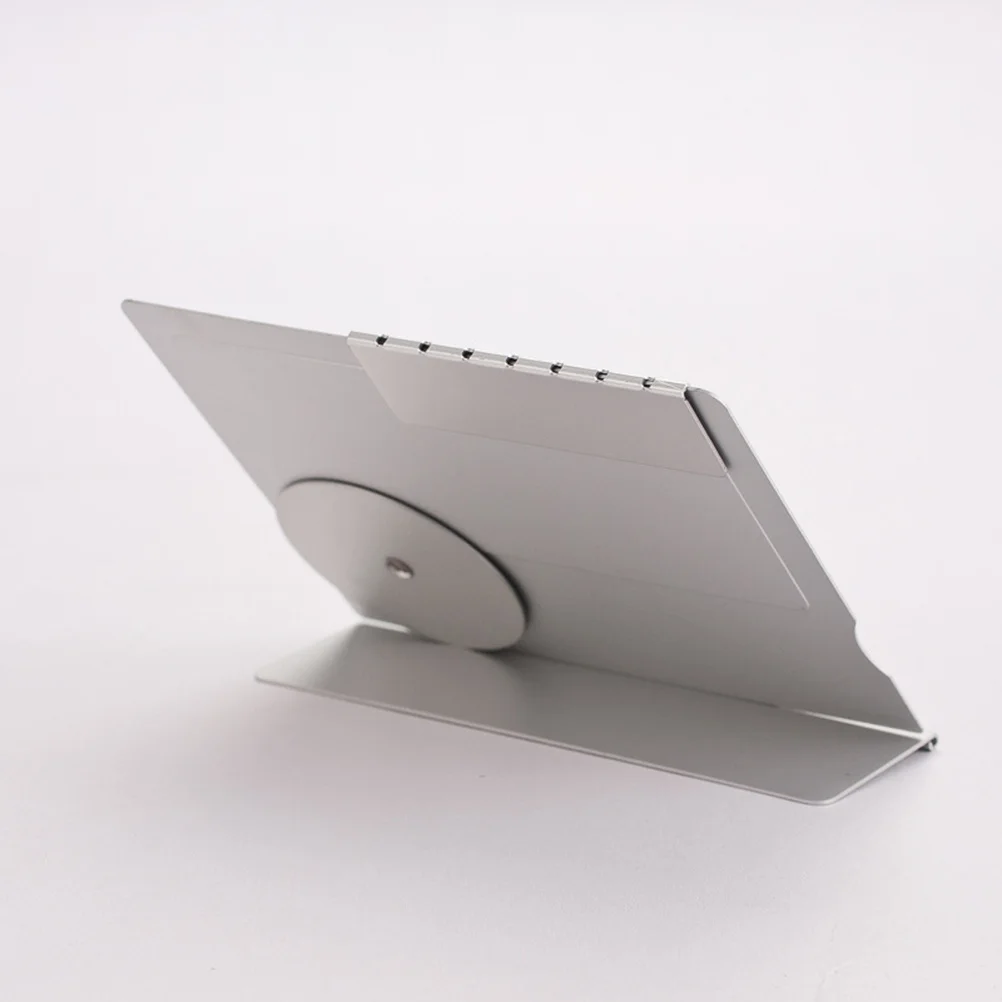 

1Pcs Mini Aluminium Desktop Calendar Ultra-Thin Metal Yearly Organizer Lightweight Calendar for Home Office