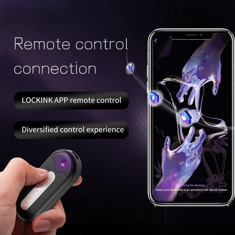 LOCKINK APP صندوق مفاتيح التحكم عن بعد قفص العفة مثير الكبار رجل Keypod قفص الديك الوثن مفتاح آمنة Femdom مثير الأدوات SM الجنس لعب