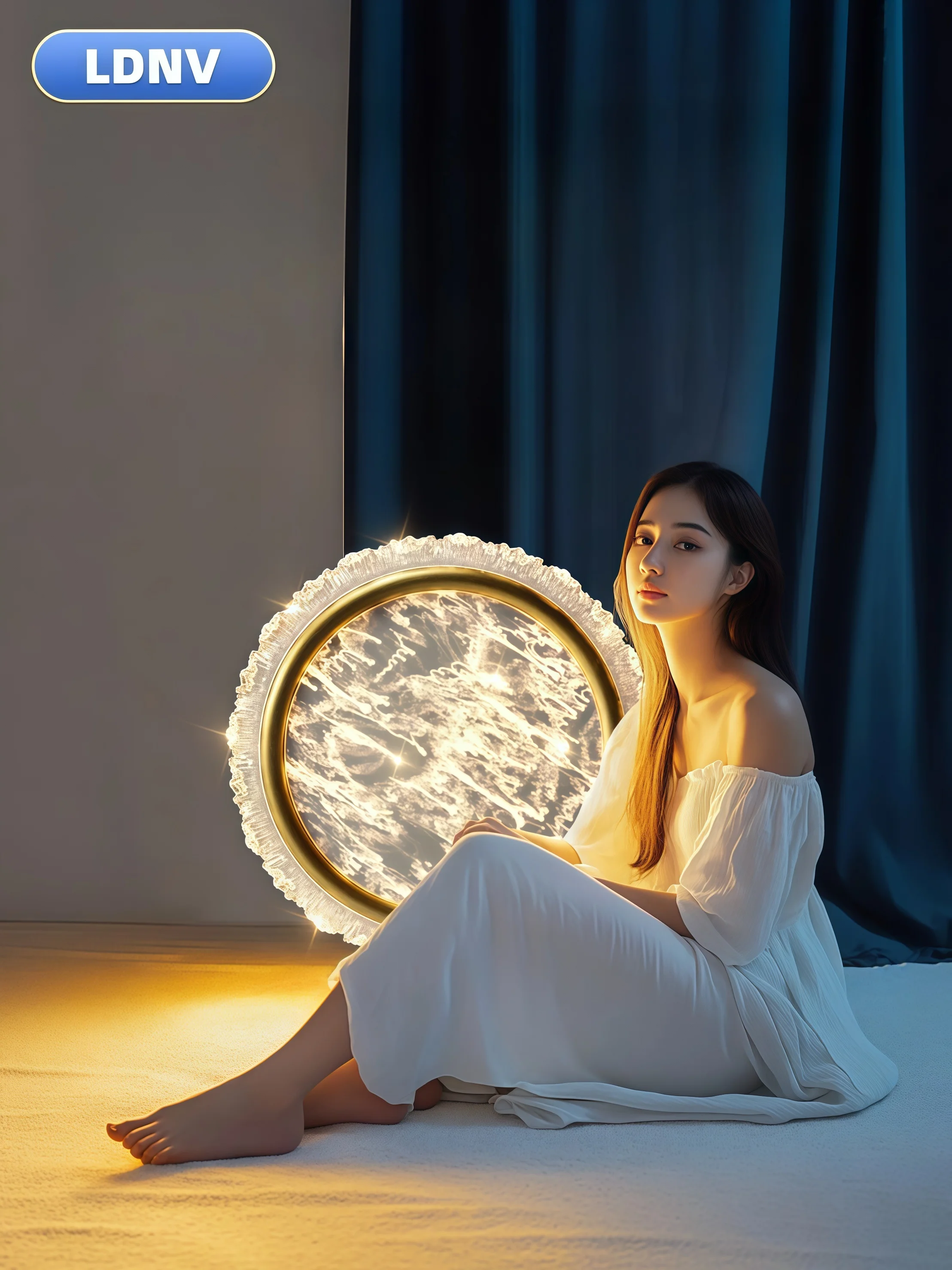 

The new LED post-modern high-end full-spectrum eye protection design sense of luxury, light luxury, master bedroom bedroom cloud